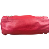 Balenciaga Red Calfskin Rouge Le City Bag