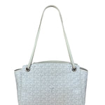 Goyard White Goyardine Sac Rouette PM Shoulder Tote