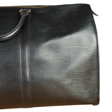 Louis Vuitton Noir Epi Leather Keepall 55