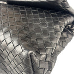 Bottega Veneta Black Intrecciato Shoulder Bag