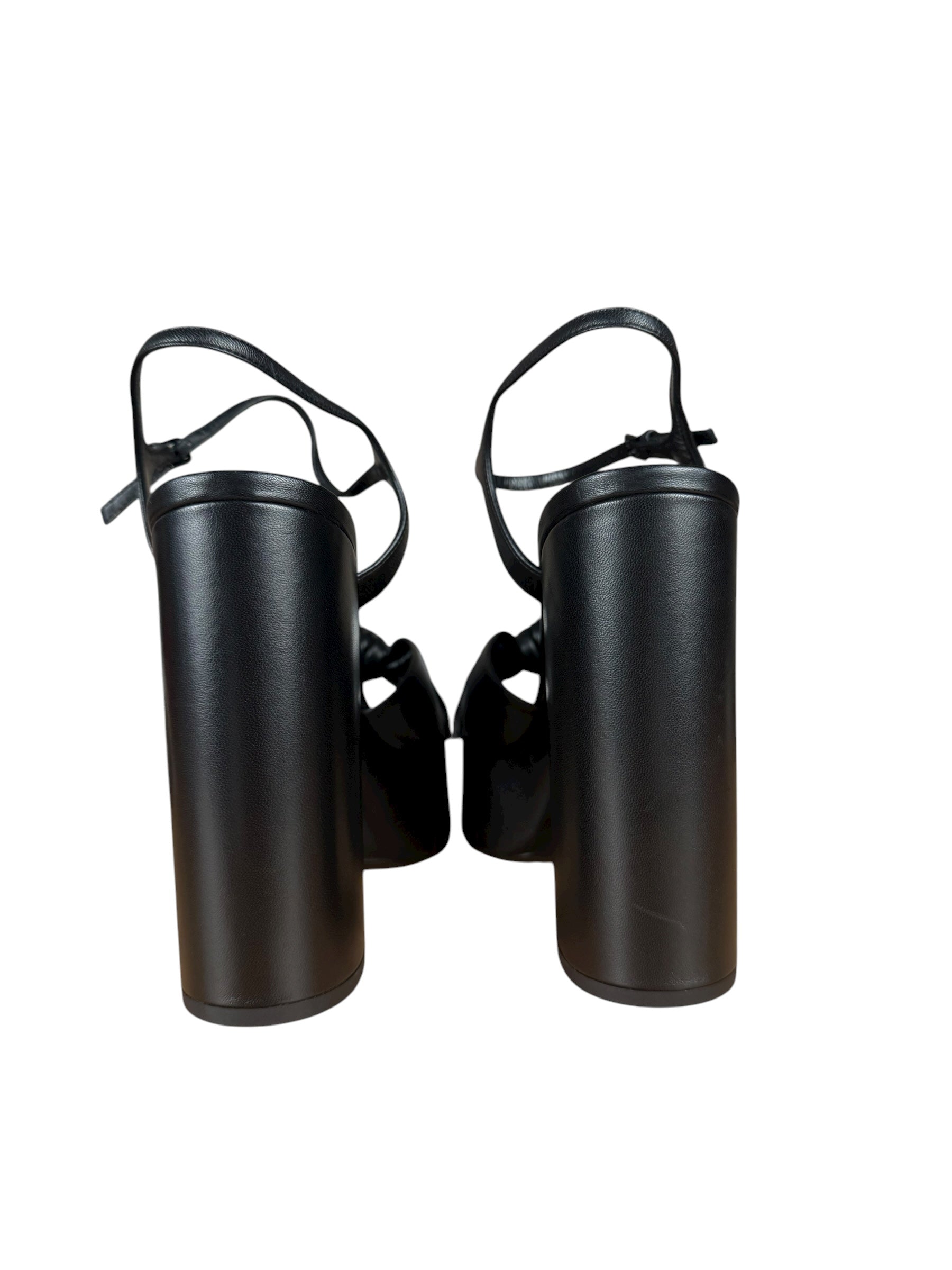 YSL 145MM Leather Platform Pumps