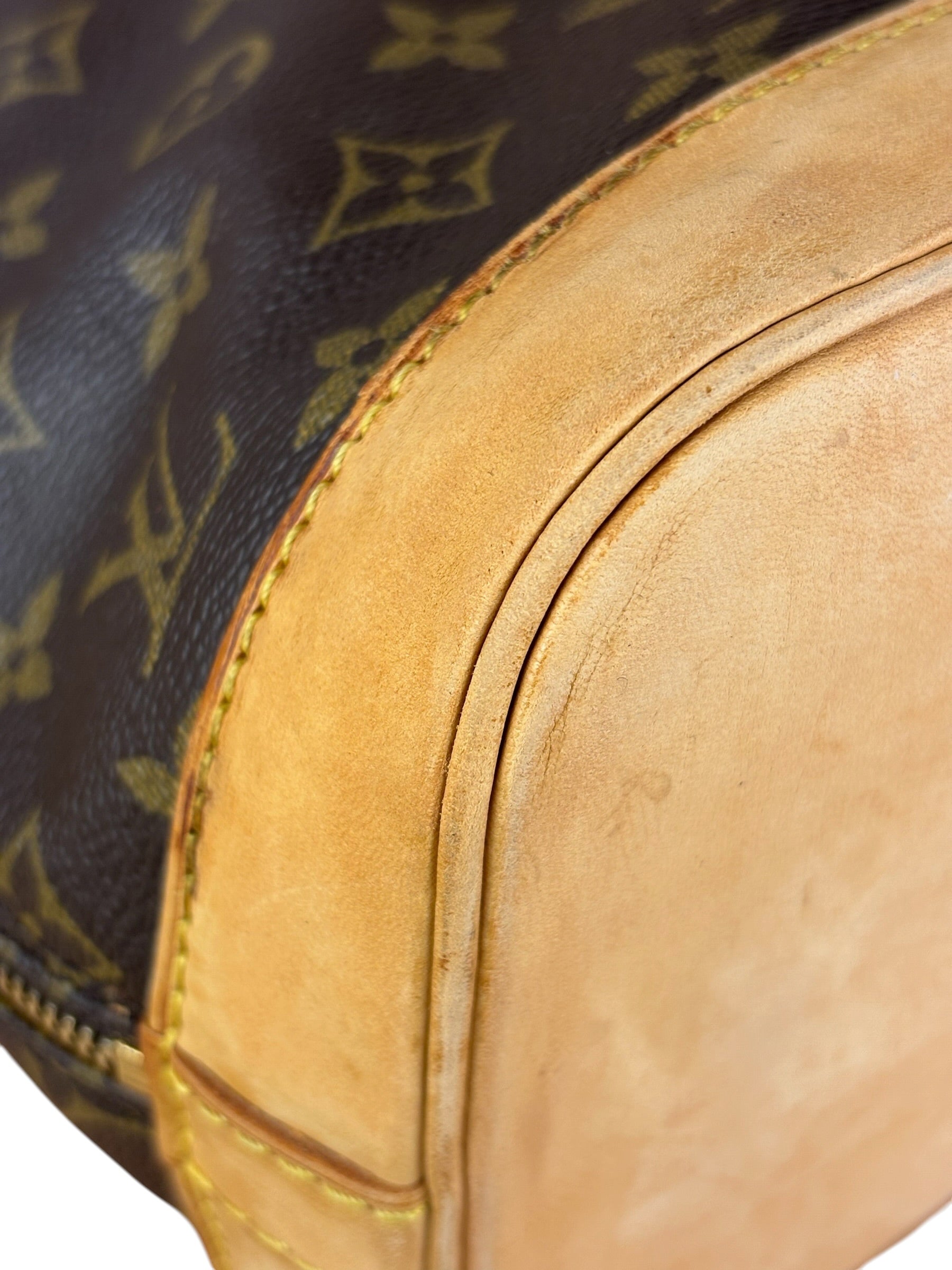 Louis Vuitton Canvas Coated Monogram Alma Hand Bag