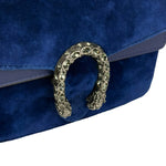Gucci Blue Velvet Mini Dionysus Chain Bag