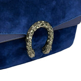 Gucci Blue Velvet Mini Dionysus Chain Bag