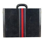 Gucci Navy Suede Vintage Briefcase