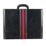 Gucci Navy Suede Vintage Briefcase