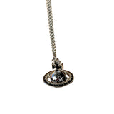 Vivienne Westwood Silver 3D Globe Necklace