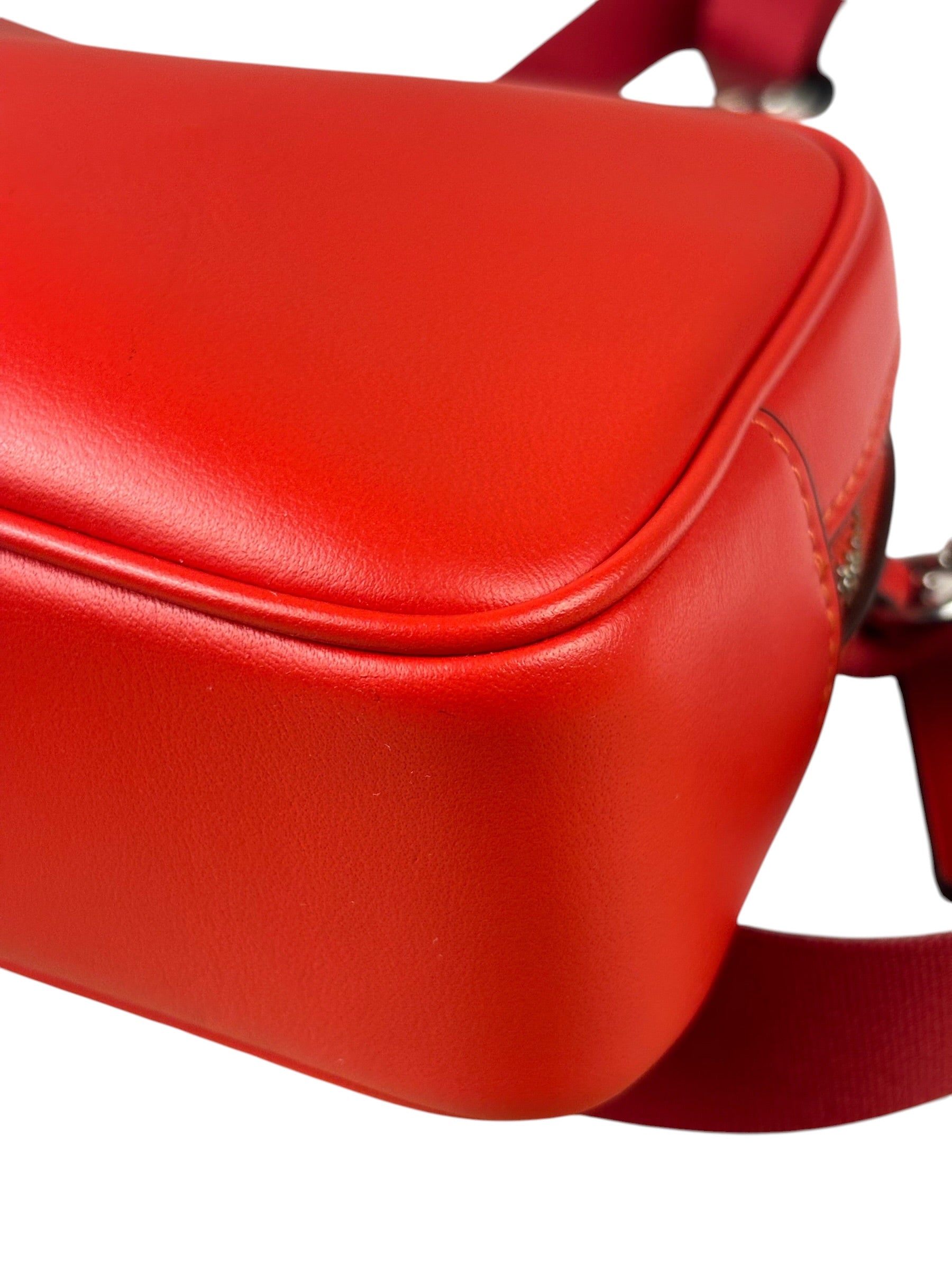 Coach Miami Red Leather Pace Belt Bag