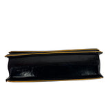Chanel Black Patent Orange Trim 2.55 Flap 2009