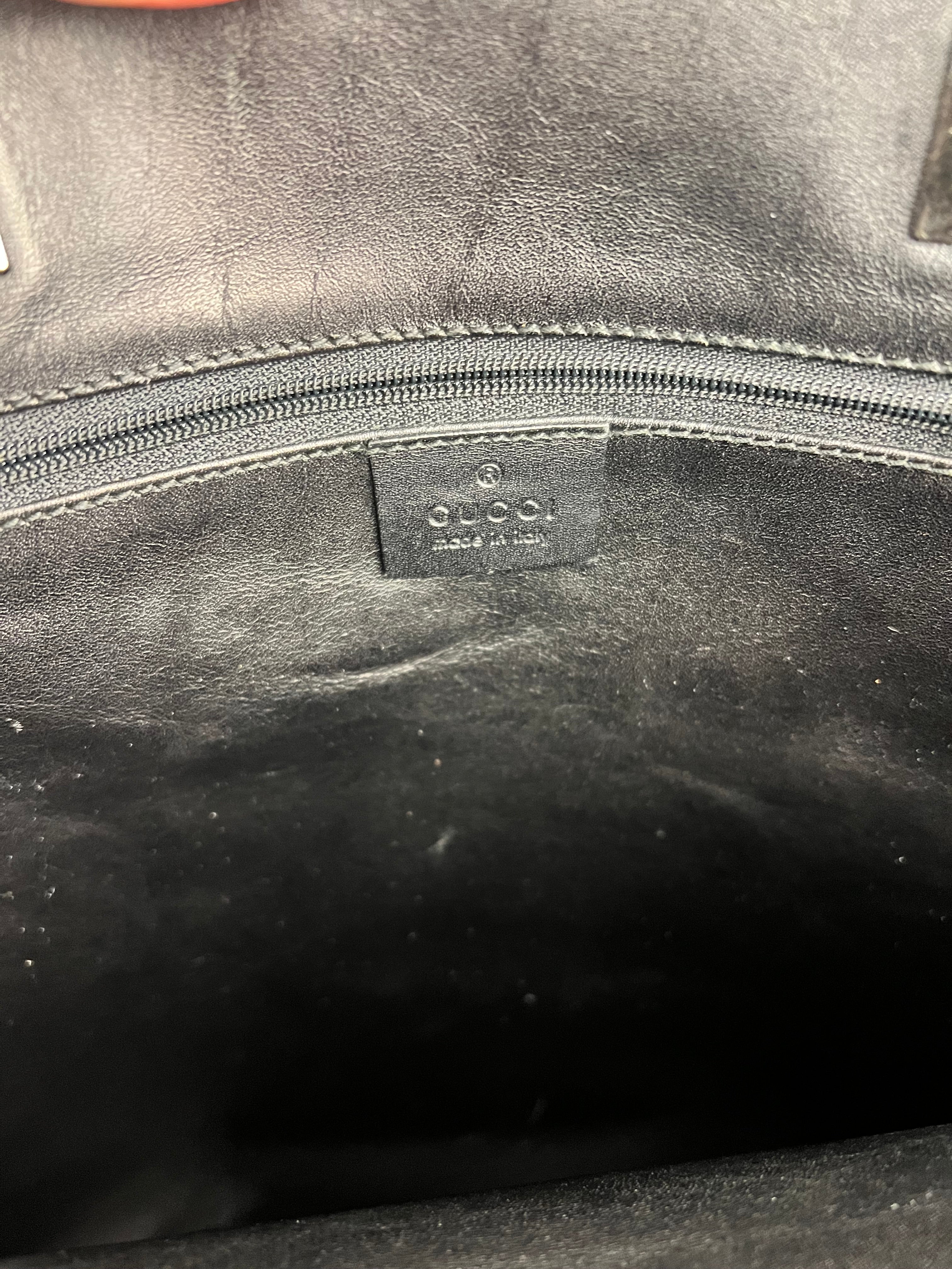 Gucci Black Nylon Tote