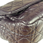 Christian Dior Purple Quilted Leather Flap Bag