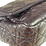 Christian Dior Purple Quilted Leather Flap Bag