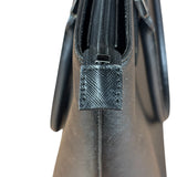 Burberry Black Saffiano Leather Tote Bag
