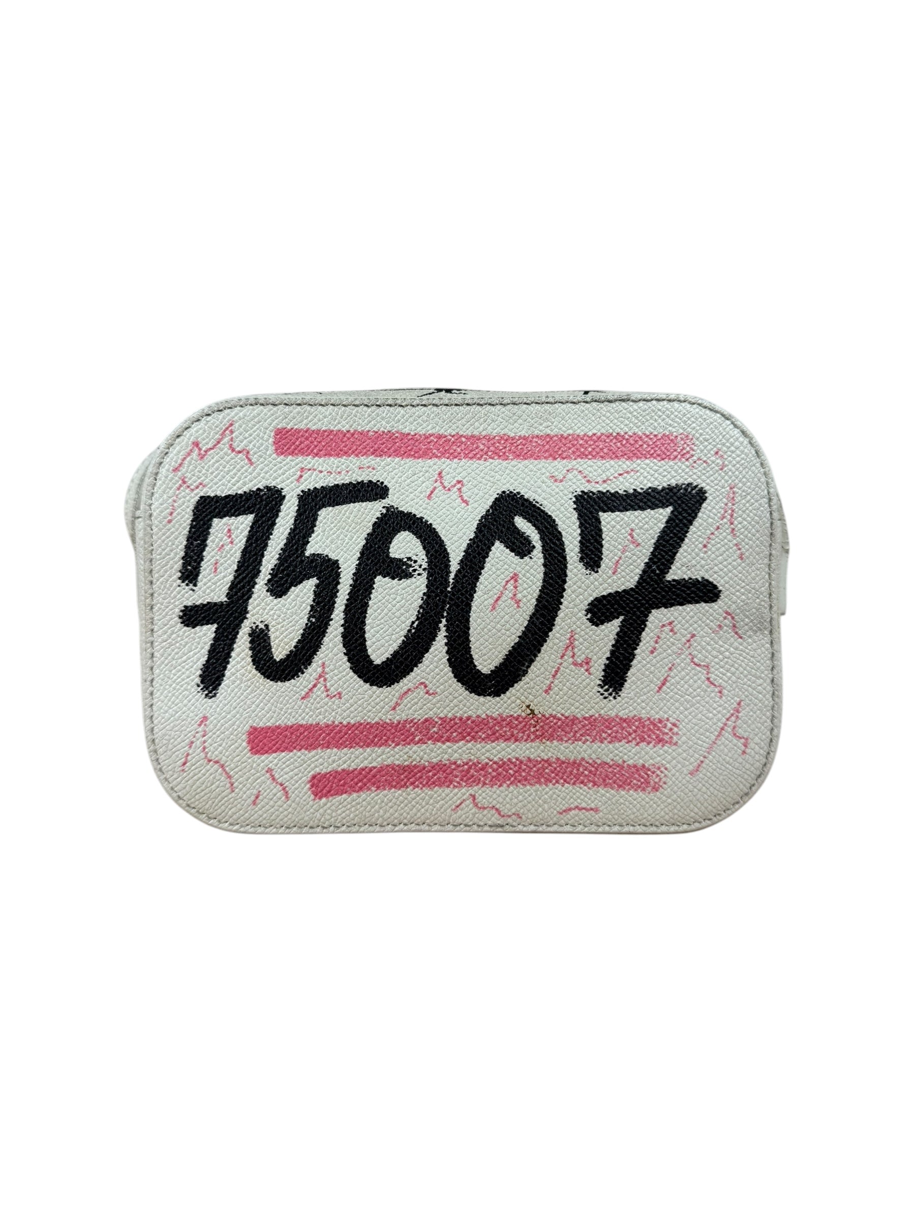 Balenciaga Graffiti Leather Camera Crossbody Bag