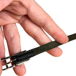 Hermes Black/Silver Behapi Leather Bracelet