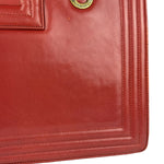Chanel Red Leather Large Jetsetter Boy 2Way Handbag 2011