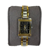 YSL 2 Tone Tank Black Stick Dial