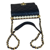 Chanel Chic Pearl Flap Shoulder/Crossbody Bag