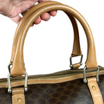 Celine Macadam Vintage Mini Boston Handbag