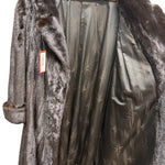 Vintage Dark Brown Beauer Long Coat