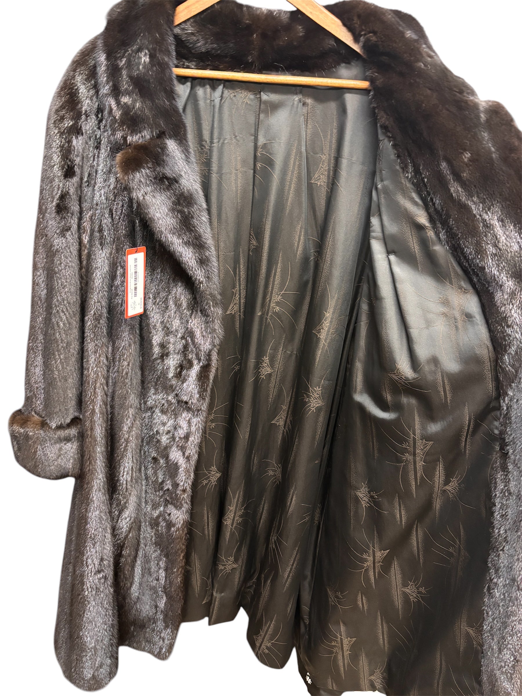 Vintage Dark Brown Beauer Long Coat
