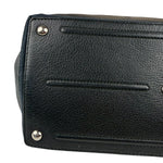 Saint Laurent Vintage Black Leather Top Handle Bag