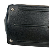 Saint Laurent Vintage Black Leather Top Handle Bag