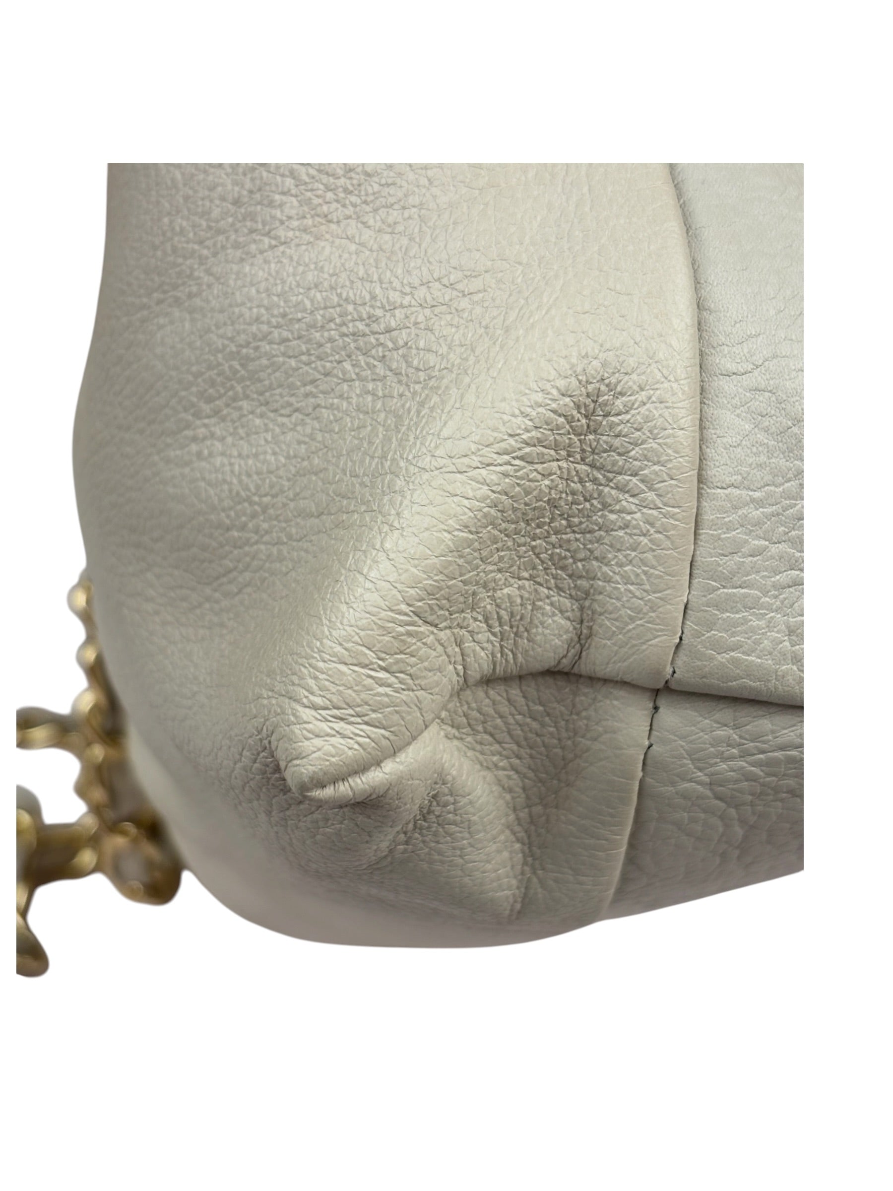 Valentino Cream Slouchy Handbag