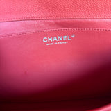 Chanel Coral Pink Matte Quilted Caviar Flap Shoulder Bag 2012