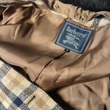 Burberry Check Button Up Jacket