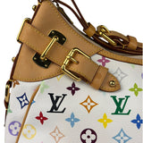 Louis Vuitton White Murakami Greta Hobo Shoulder Bag