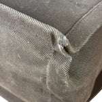 Yves Saint Laurent Black Rive Gauche Canvas Tote