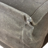 Yves Saint Laurent Black Rive Gauche Canvas Tote