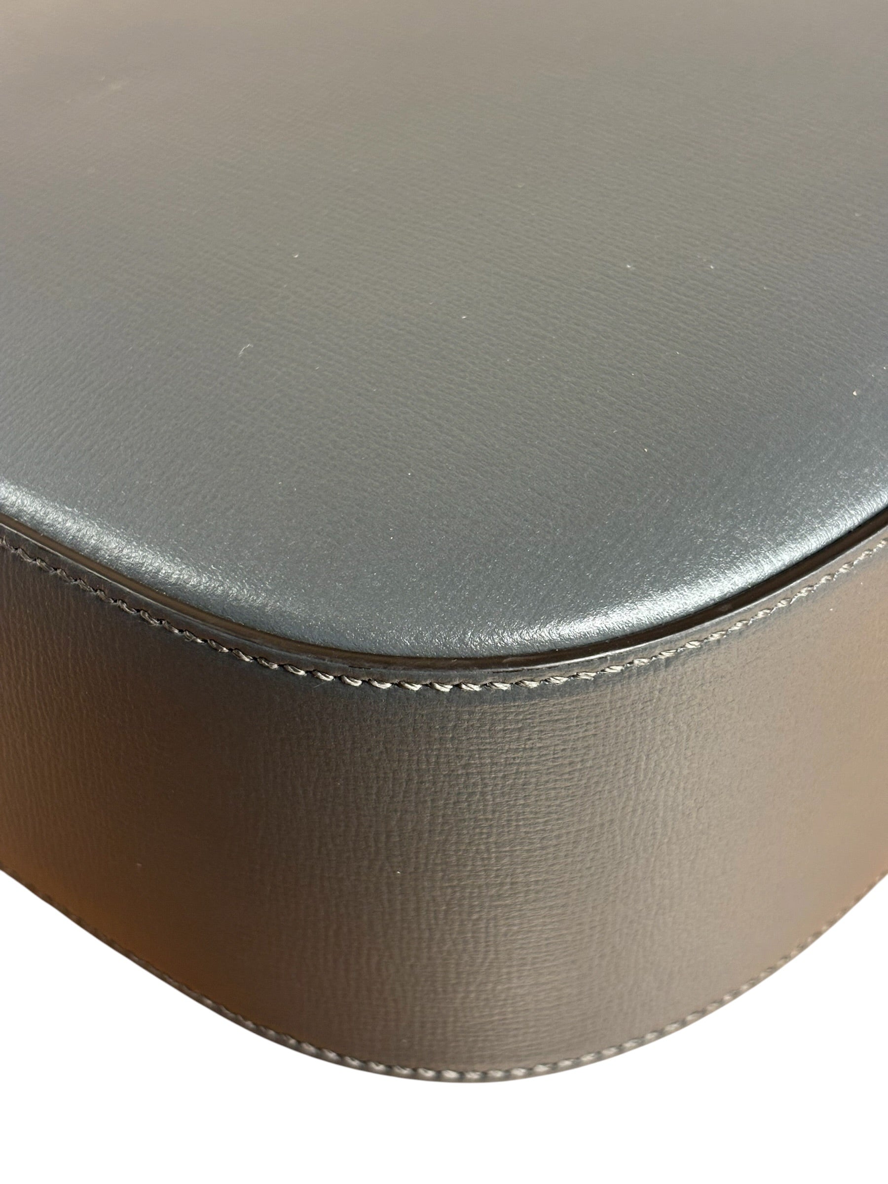 Gucci Grey Leather 1955 Horsebit Shoulder Bag