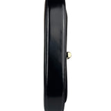 Gucci Black Leather Bamboo Night Small Clutch/Pochette