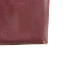 Cartier Vintage Bordeaux Burgundy Leather Bifold Wallet
