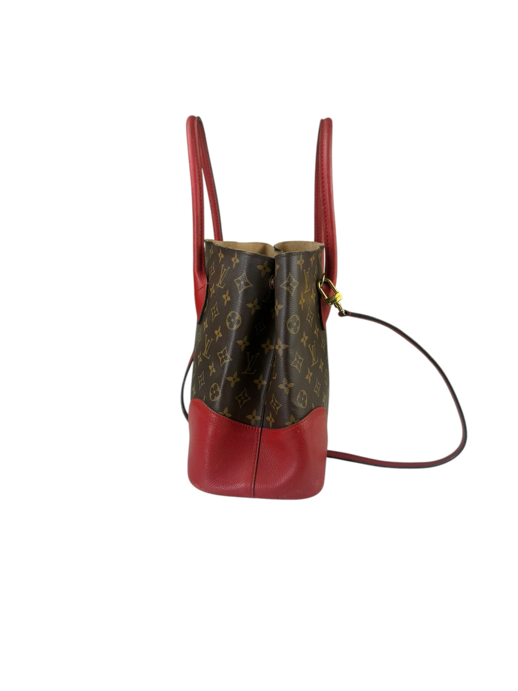 Louis Vuitton Brown/Cherry Red Monogram Flandrin Two-Way Bag