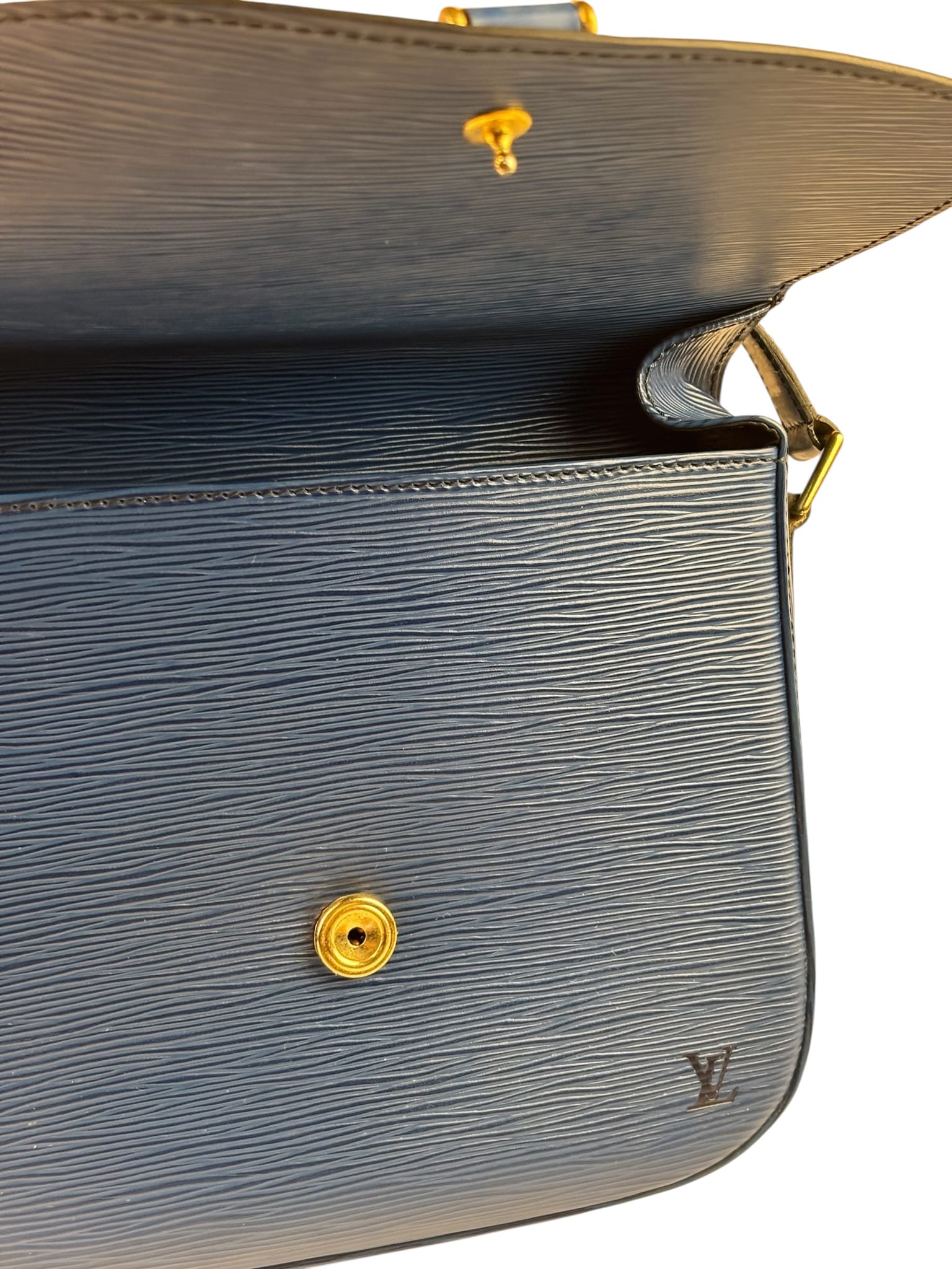 Louis Vuitton Vintage Blue Epi Saint Cloud GM Crossbody