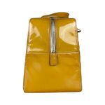 Chanel Vintage Patent Chocolate Bar Bowler Bag