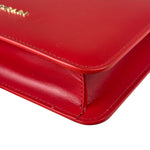 Bvlgari Red Calfskin Serpenti Forever Galuchat Crossbody Bag