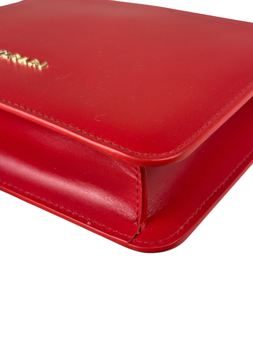 Bvlgari Red Calfskin Serpenti Forever Galuchat Crossbody Bag