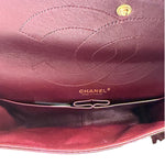 Chanel Patent Burgundy Quilted Leather 2.55 Reissue Double Flap Bag 2008