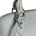Louis Vuitton White Epi Leather Alma Hand Bag PM