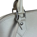 Louis Vuitton White Epi Leather Alma Hand Bag PM