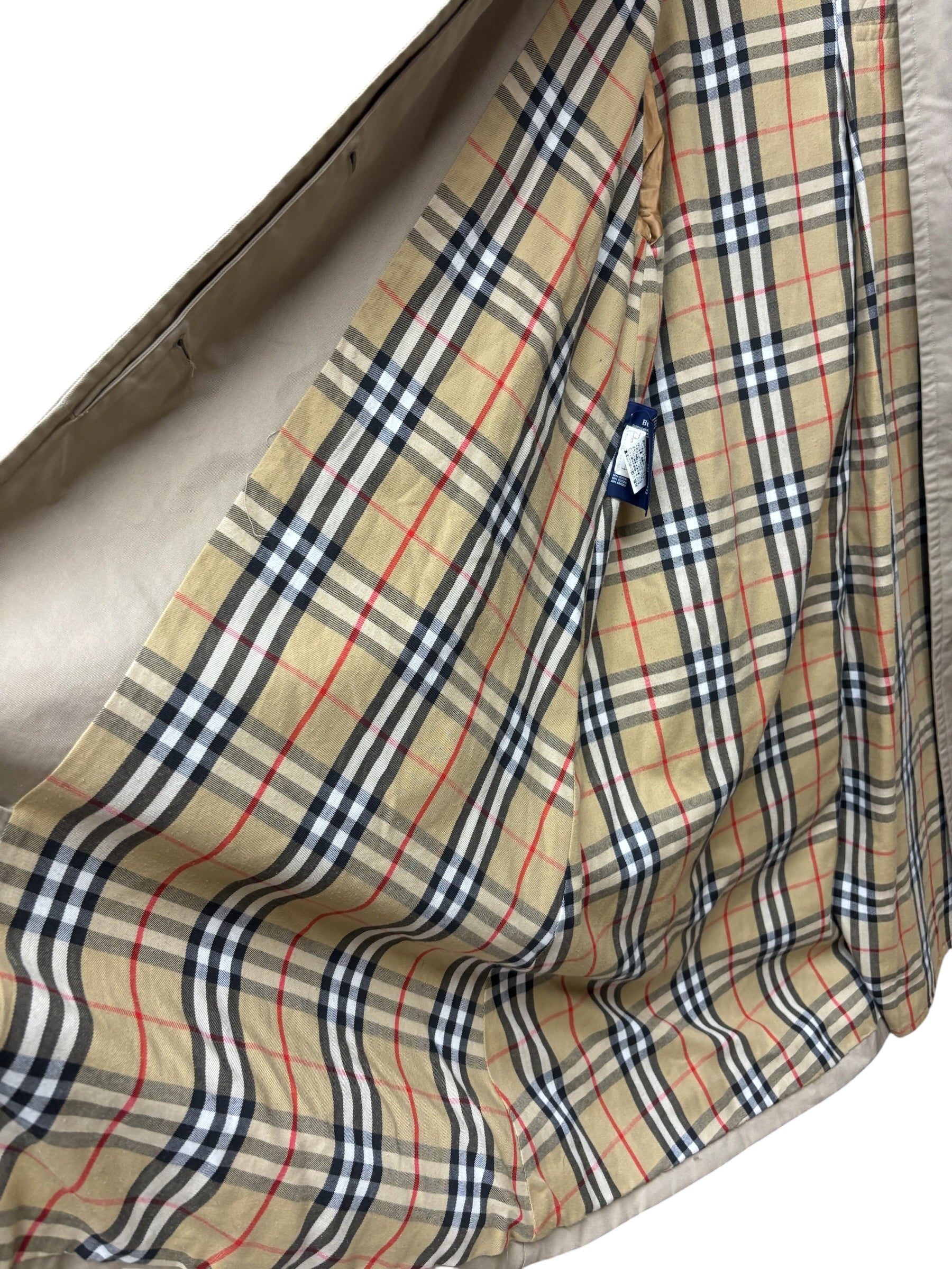 Burberry's Classic Vintage Trench Coat Tan