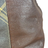 Vivienne Westwood Brown Leather Tartan Shoulder/Tote Bag