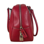Prada Red Leather Bowling Shoulder Bag