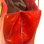 Louis Vuitton Red Canvas Monogram Vernis Hand Bag