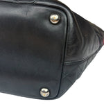 Chanel Black Quilted Leather Ligne Cambon Tote Bag 2004