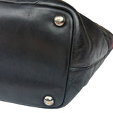 Chanel Black Quilted Leather Ligne Cambon Tote Bag 2004